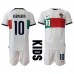 Portugal Bernardo Silva #10 Replika Babykläder Borta matchkläder barn VM 2022 Korta ärmar (+ Korta byxor)